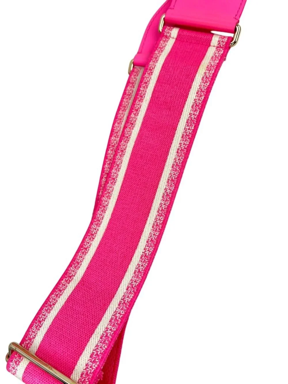 Christian Wicker Oblique Fluorescent Pink Medium Lady Bag